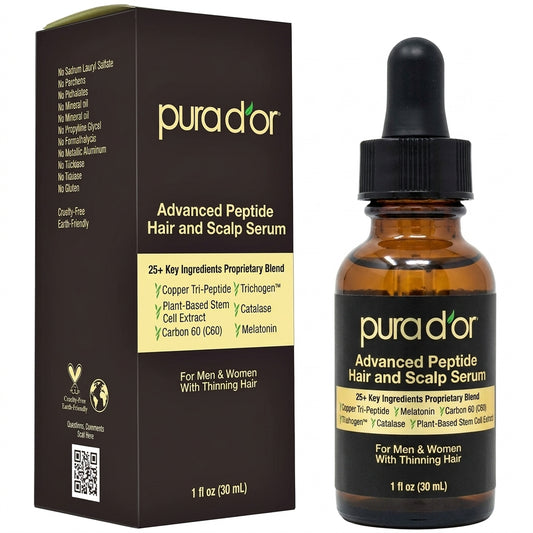 Advanced Peptide Hair and Scalp Serum 1 oz Hair Regrowth Tonic