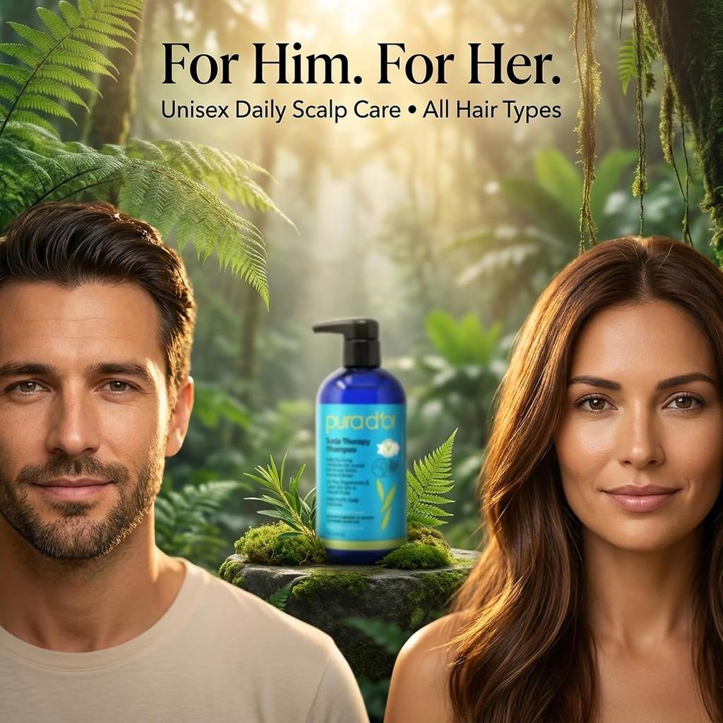 Scalp Therapy Shampoo 16oz Hypo-Allergenic – PURA D'OR