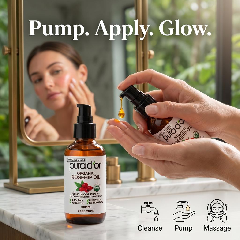 ベルセレージュ　 ハーブオイルSQ100 30ml USDA Natural Organic 100% Rosehip Oil Hair Relaxer Skin