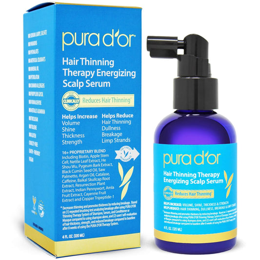 Hair Thinning Therapy Energizing Scalp Serum 4 oz Hair Regrowth Tonic