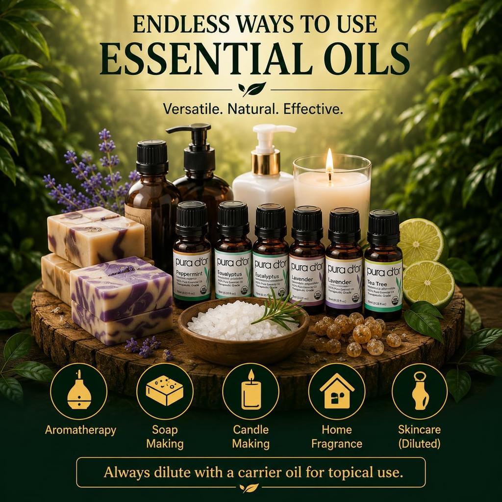 USDA Organic Therapeutic Grade Sweet 16 Essential Oil Set - PURA D
