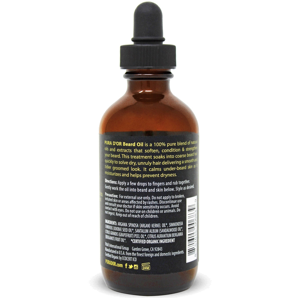 All-Natural Hypo-Allergenic Organic Beard Oil 4 oz