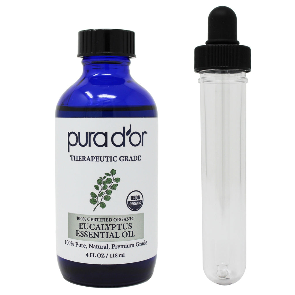 Eucalyptus Essential Oil - USDA Organic, 100% Pure, Natural, Therapeutic Grade 4oz