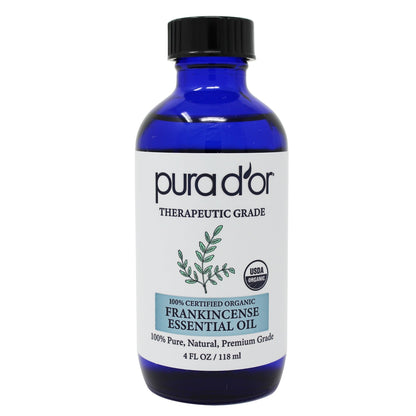 Frankincense Essential Oil - USDA Organic, 100% Pure, Natural, Therapeutic Grade 4oz