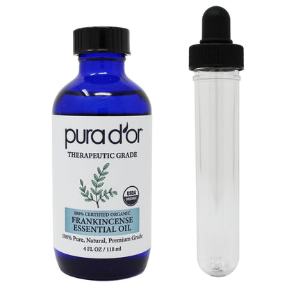 Frankincense Essential Oil - USDA Organic, 100% Pure, Natural, Therapeutic Grade 4oz