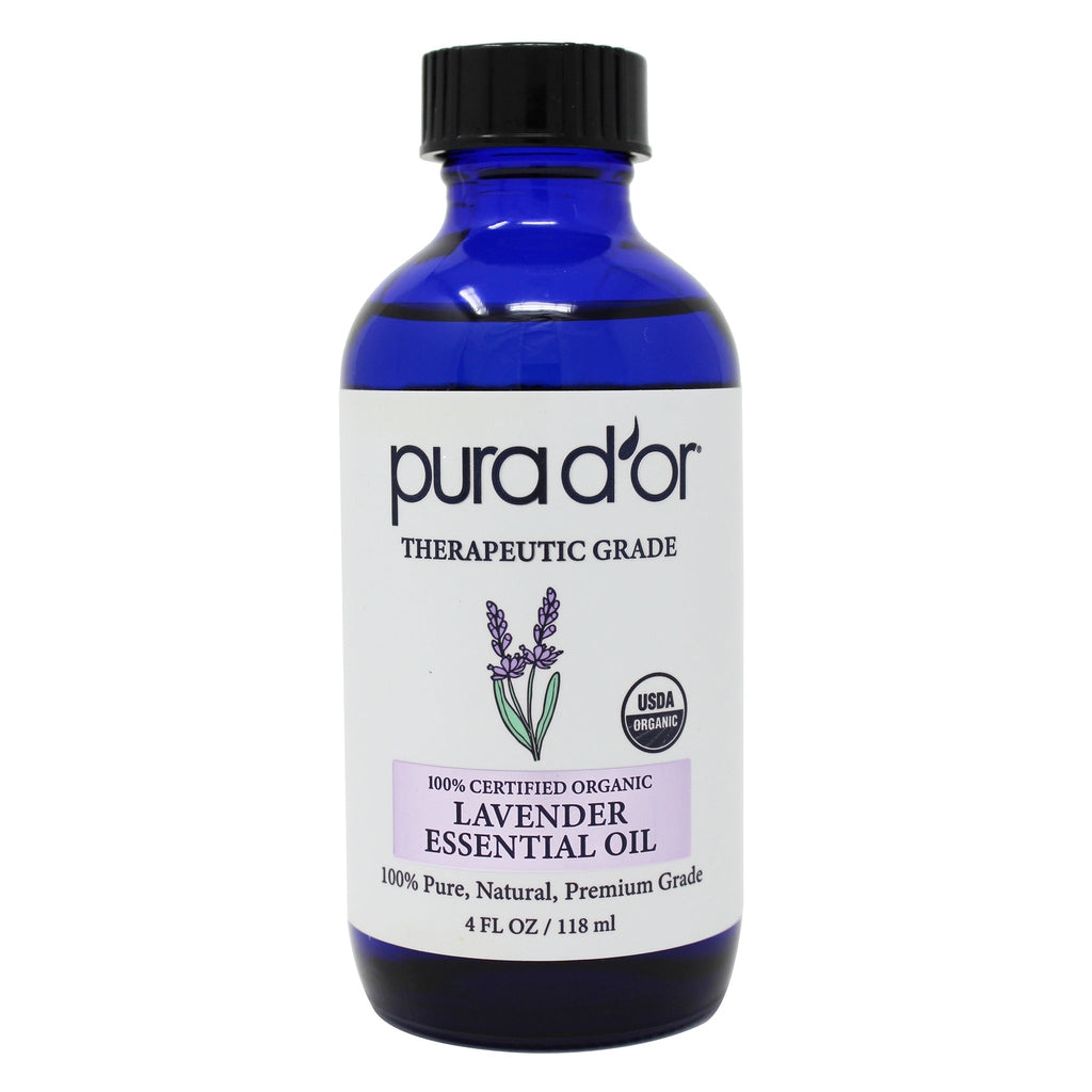 Lavender Essential Oil - USDA Organic, 100% Pure, Natural, Therapeutic –  PURA D'OR