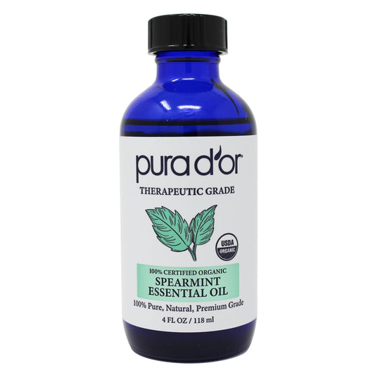 Spearmint Essential Oil - USDA Organic, 100% Pure, Natural, Therapeutic Grade 4 oz