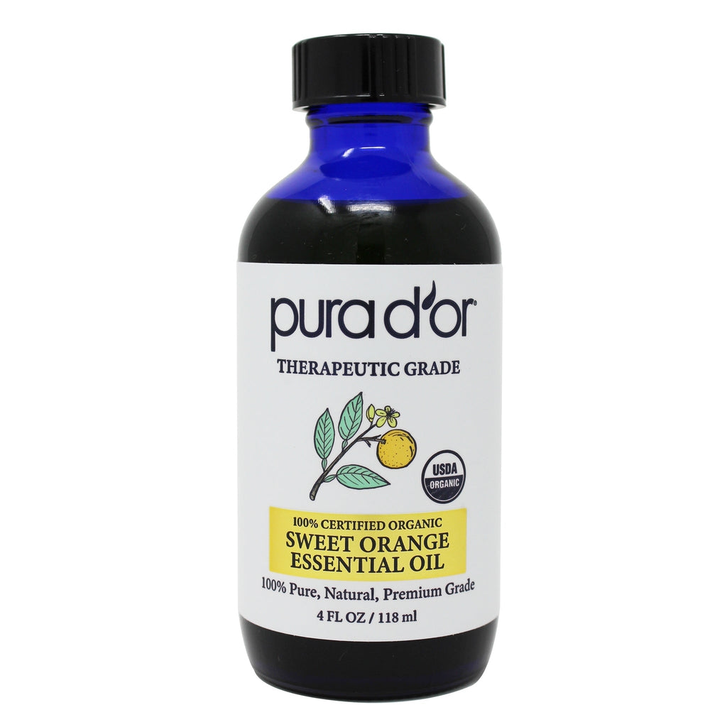 USDA Pure  Organic Sweet Orange Therapeutic Grade Essential Oil 4 oz