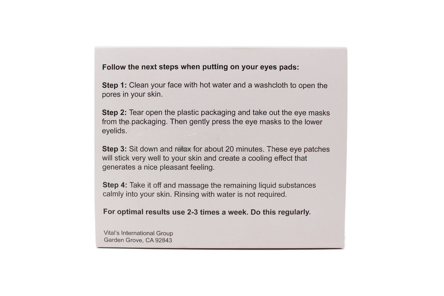 PURA D'OR Foase Under Eye Patches with 24K Gold - 20pk